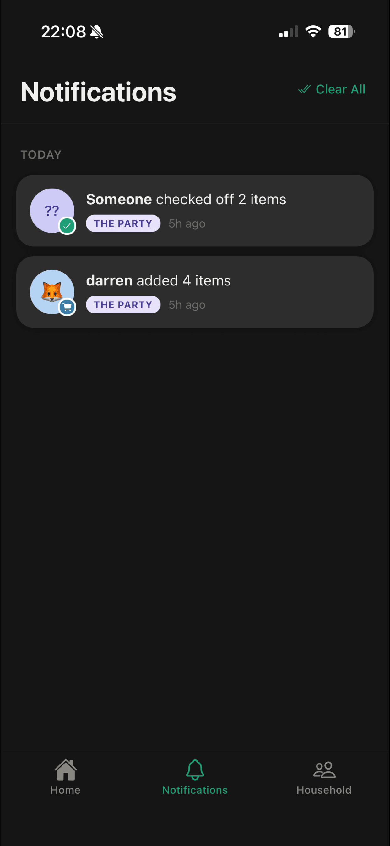 Notifications